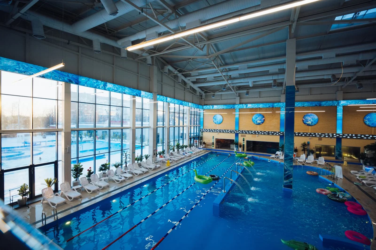 Водные и банные зоны комплекса Наутико в Одинцове