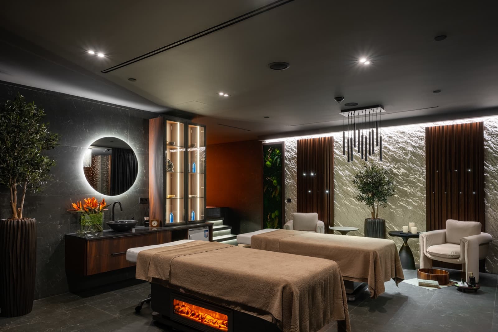 Интерьер THE WAVE SPA в Mövenpick Москва Таганская